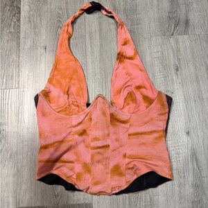 Miaou Black Corset Top